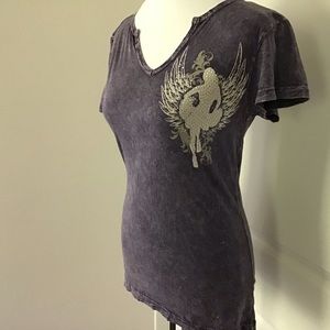 Top S, V-neck, Bling, NWT Peace Love Cheerleading